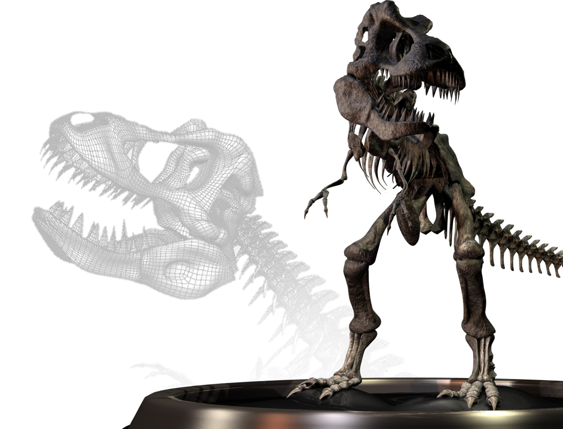 3D dinosaur render