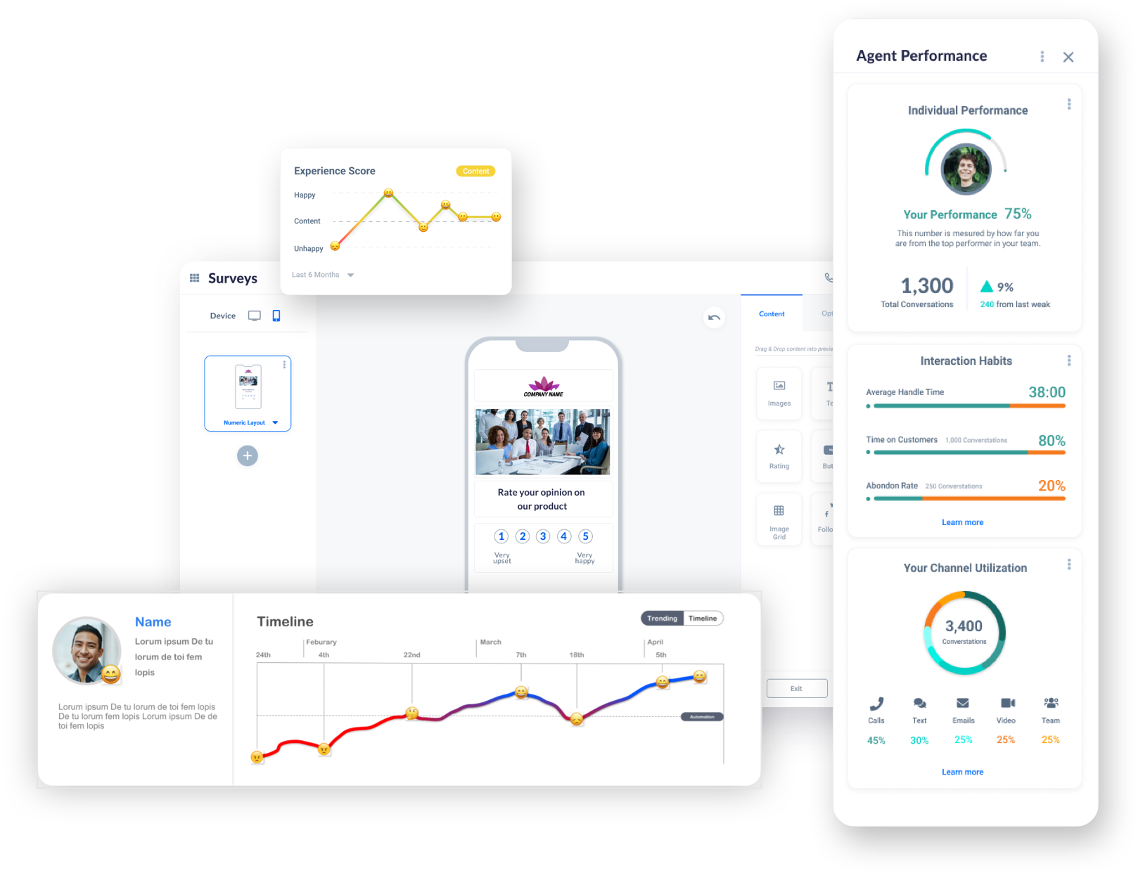 Nextiva multi-device dashboard